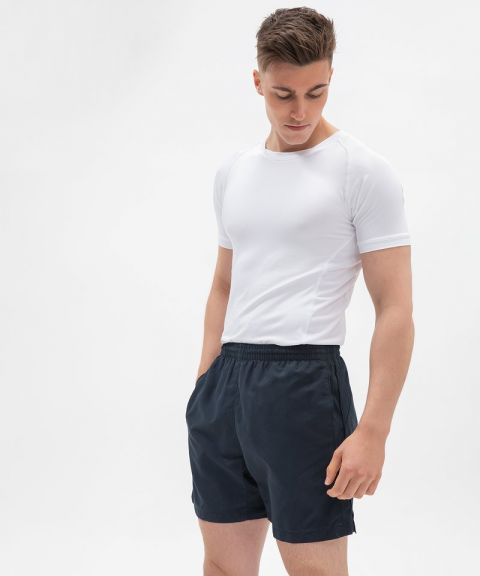 Lined performance sports shorts