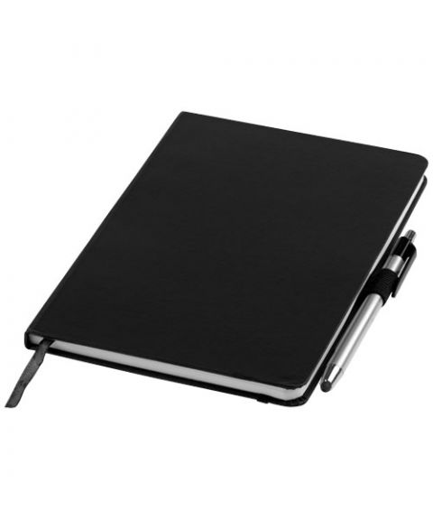 Crown A5 notebook with stylus ballpoint pen