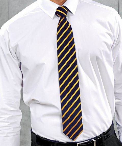 Sports stripe tie