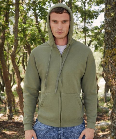 Fruit of the loom green hoodie on sale