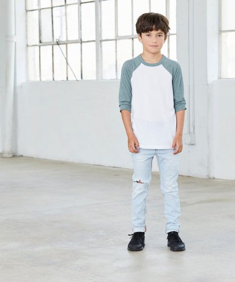 Youth ¾ sleeve baseball tee