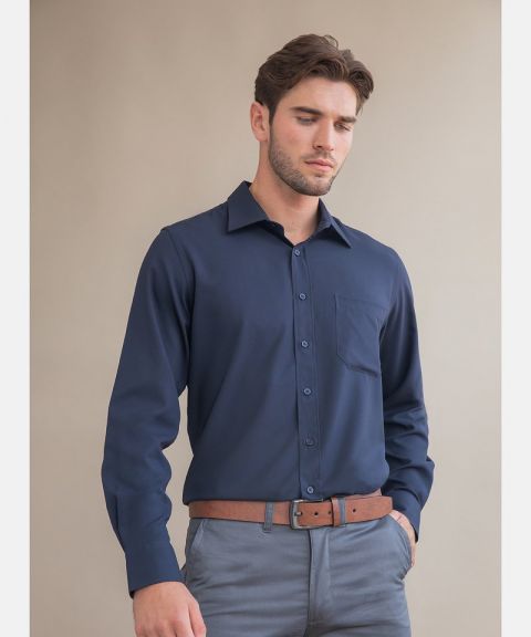 Wicking antibacterial long sleeve shirt