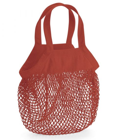 Organic cotton mini mesh grocery bag