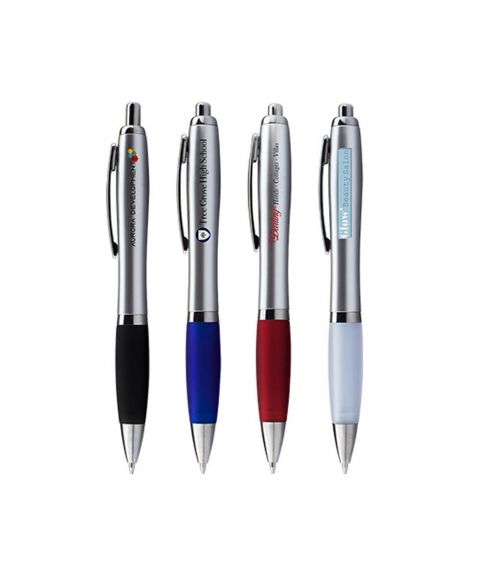 Curvy Ballpen Silver