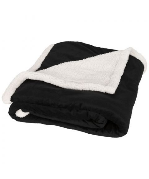 Lauren sherpa fleece plaid blanket