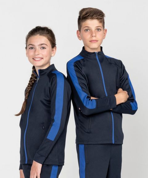 Kids knitted tracksuit top