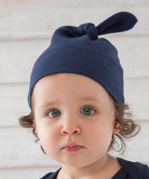 Baby one-knot hat