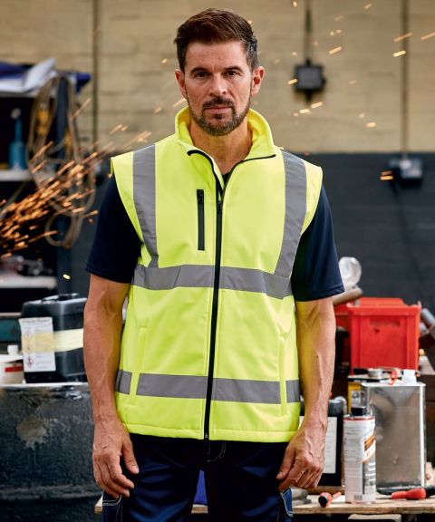 Hi-vis softshell gilet (HV006)