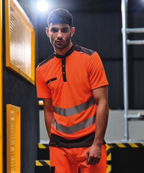 Tactical hi-vis polo