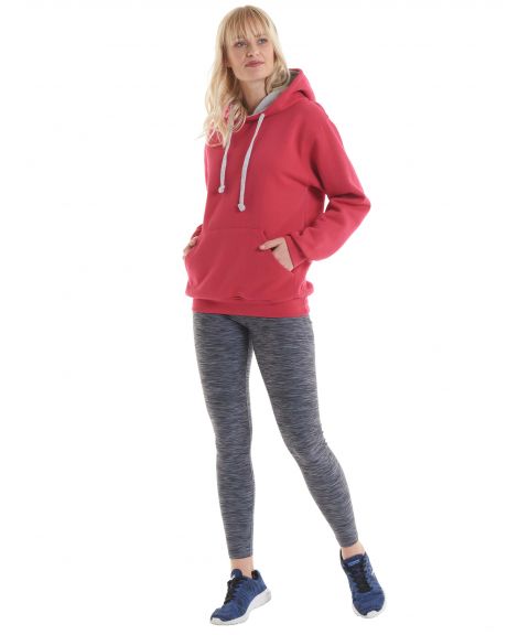 Contrast Hooded Sweatshirt