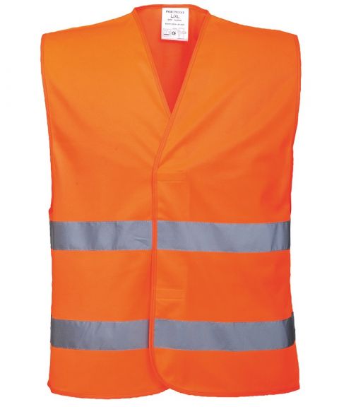 Hi-vis two-band vest (C474)