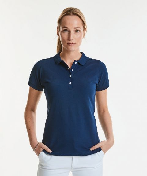 Women's stretch polo