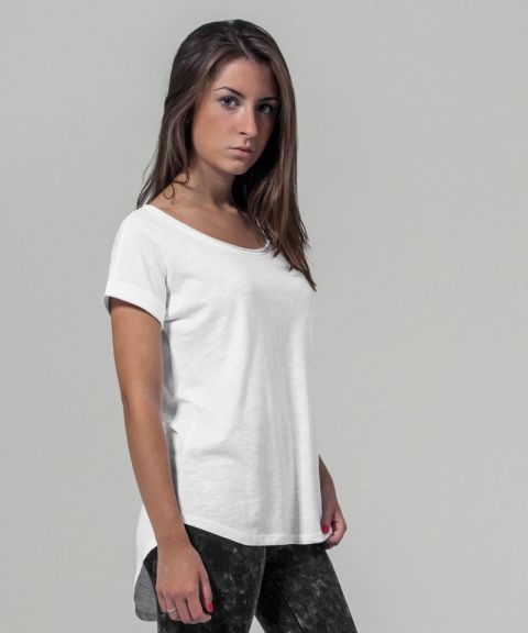 Women's long slub tee