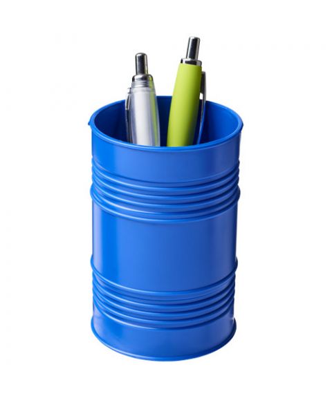 Bardo oil drum style plastic pen pot