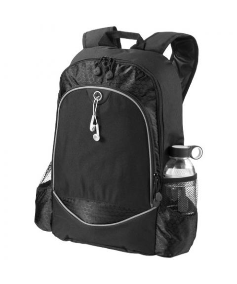 Benton 15'' laptop backpack with headphone port