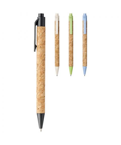 Midar cork and wheat straw ballpoint pen