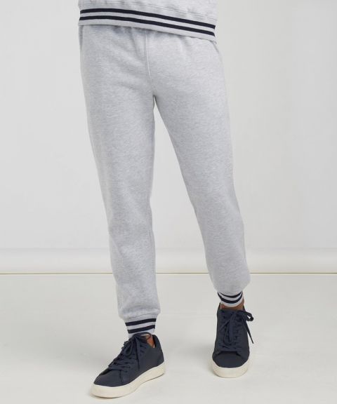 Joggers with striped cuffs