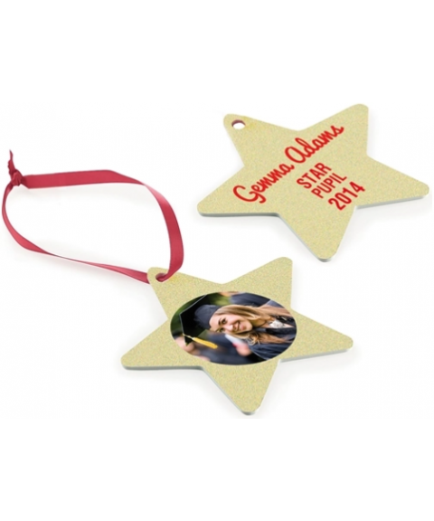 Aluminium Star Ornament 2 sided