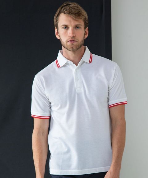 65/35 tipped piqué polo shirt