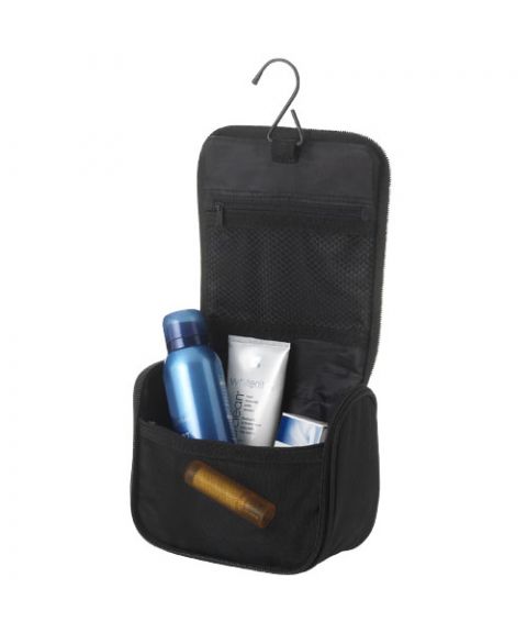 Suite compact toiletry bag with hook