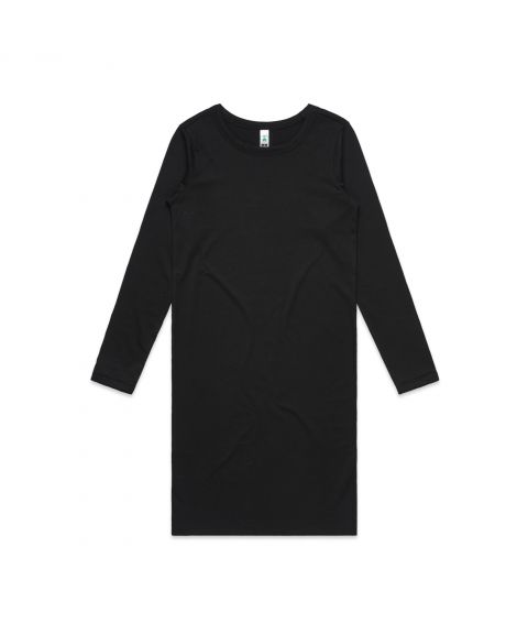 WO'S MIKA ORGANIC L/S DRESS - 4033