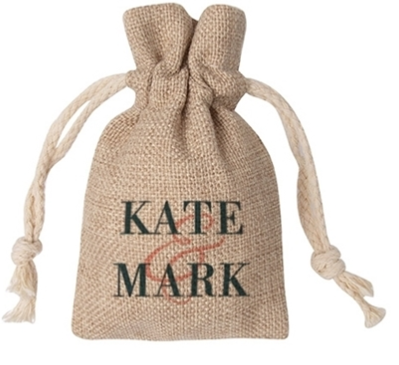 Sublimation Hessian Drawstring Bag 9 x 14cm