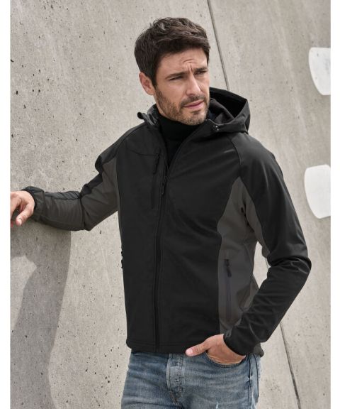 Men's Hooded Lightweight Performance Softshell