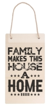 Sublimation Rustic Hanging Sign Vertical 14.5 x 26cm