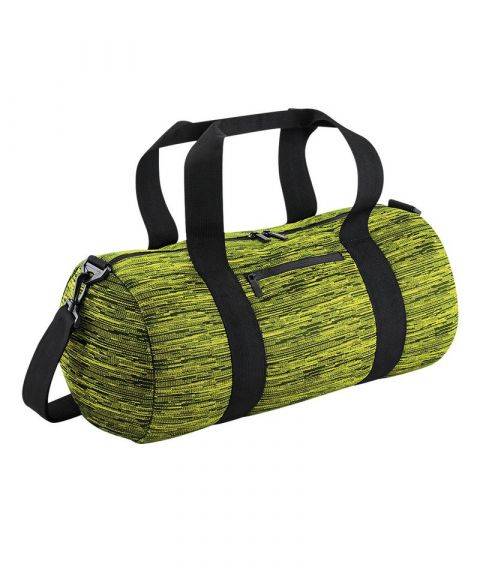 Duo knit barrel bag