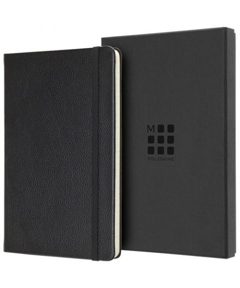 Classic L leather notebook - ruled