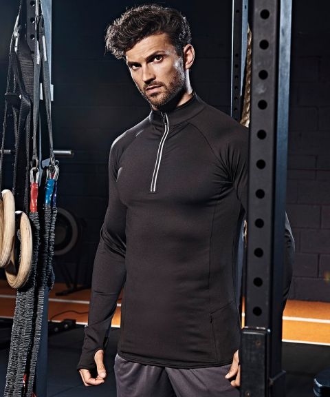 Cool Flex long half-zip top