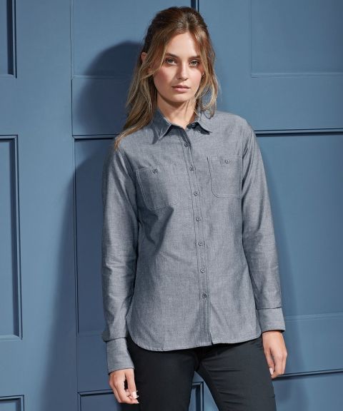 Women’s Chambray shirt, organic and Fairtrade certified