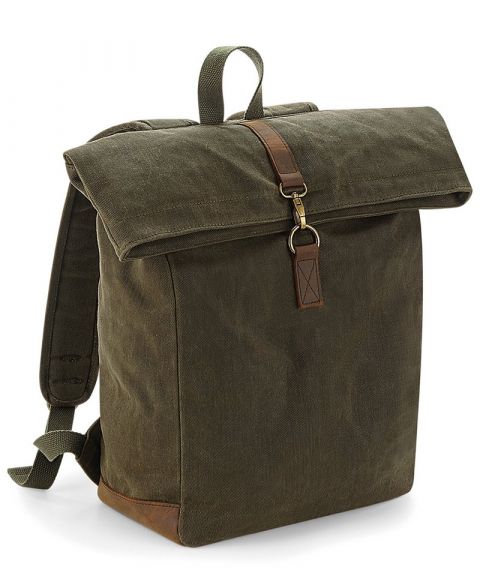 Heritage waxed canvas backpack