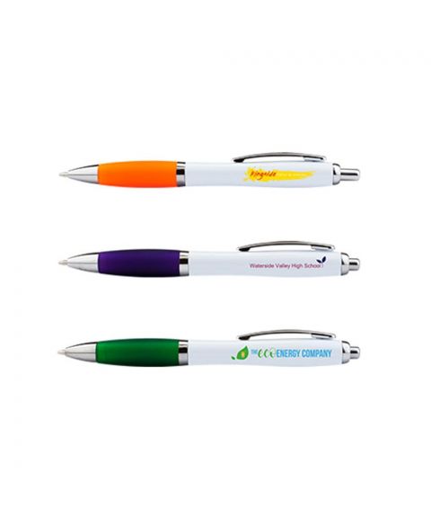 Curvy Ballpen White