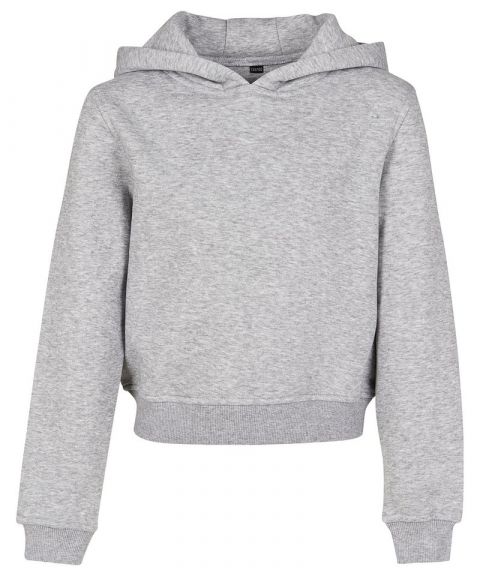 Girls cropped sweat hoodie