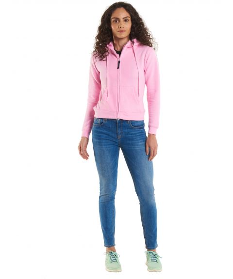 Ladies Classic Full Zip Hooded Sweatshirt