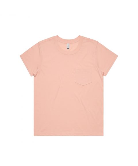 WO'S SQUARE POCKET TEE - 4046