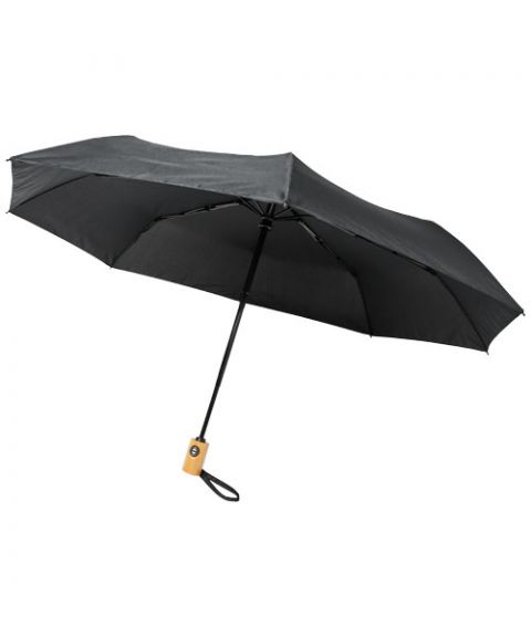 Bo 21'' fold. auto open, close recycled PET umbrella