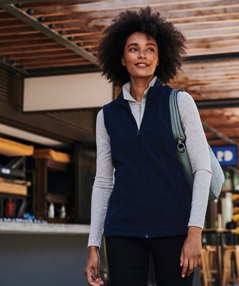 Women's microfleece bodywarmer