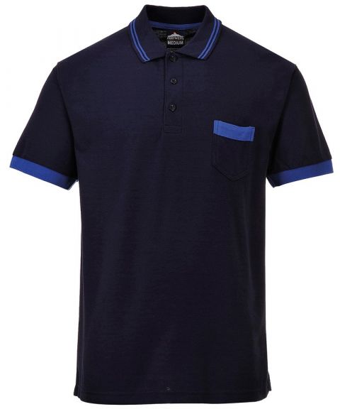 Texo contrast polo shirt (TX20)