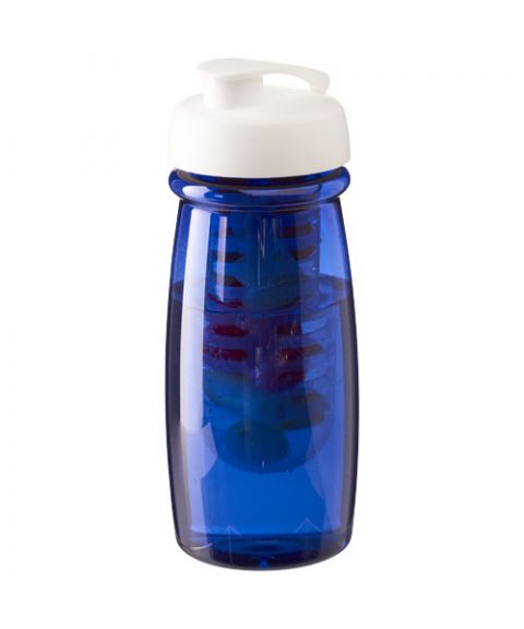 H2O Pulse® 600 ml flip lid sport bottle & infuser