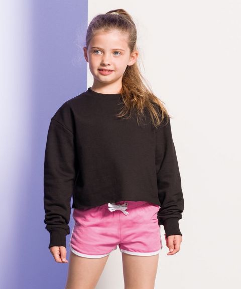 Kids cropped slounge sweat