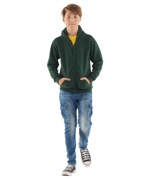 Childrens Classic Full Zip Hooded Sweatshirt