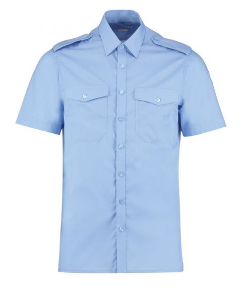 Pilot shirt short-sleeved (tailored fit)