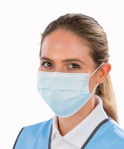 Disposable 3-ply type IIR medical mask (pack of 50)