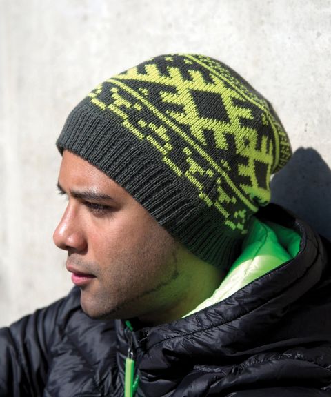 Nordic knitted hat