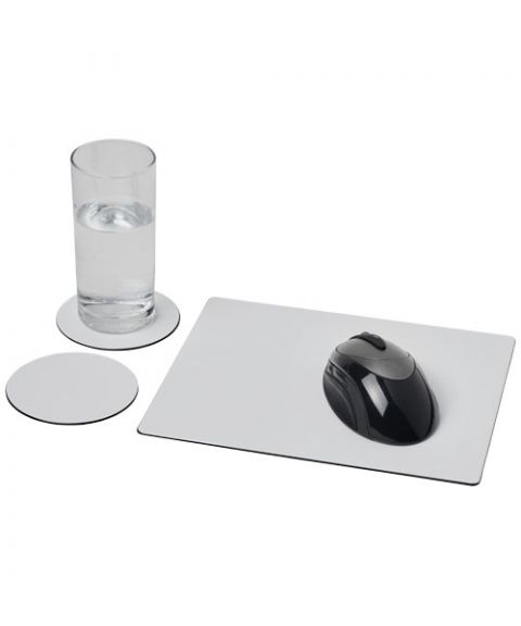 Brite-Mat® mouse mat and coaster set combo 2