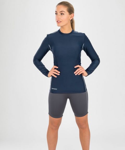 Spiro compression bodyfit baselayer long sleeve top