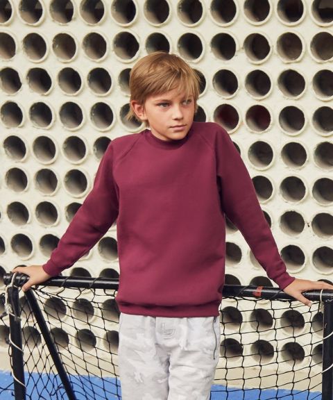 Kids classic raglan sweatshirt