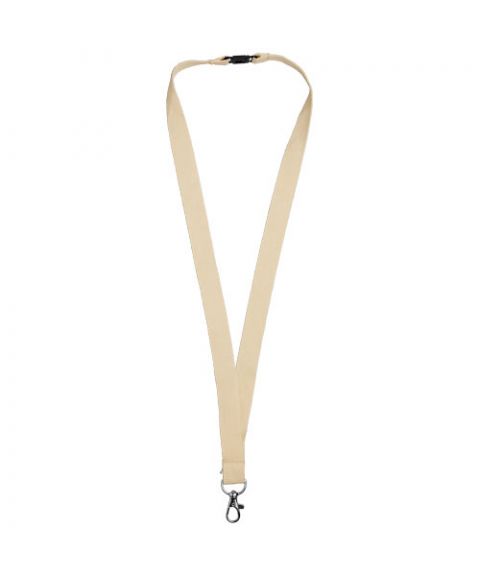 Dylan cotton lanyard with safety clip